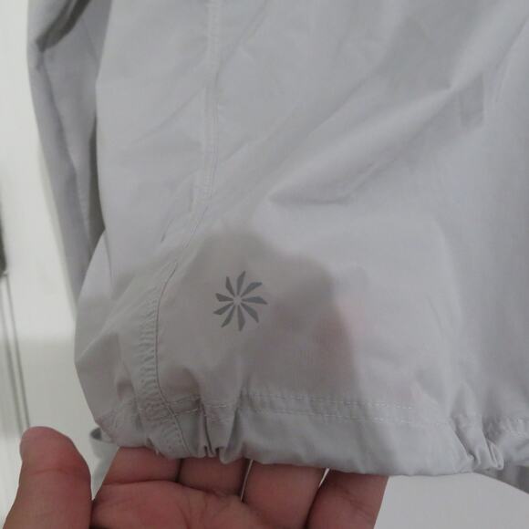 Athleta Womens Sz S Light Gray Whistler Fuse Half Zip Top Athletic Athleisure - Picture 10 of 10